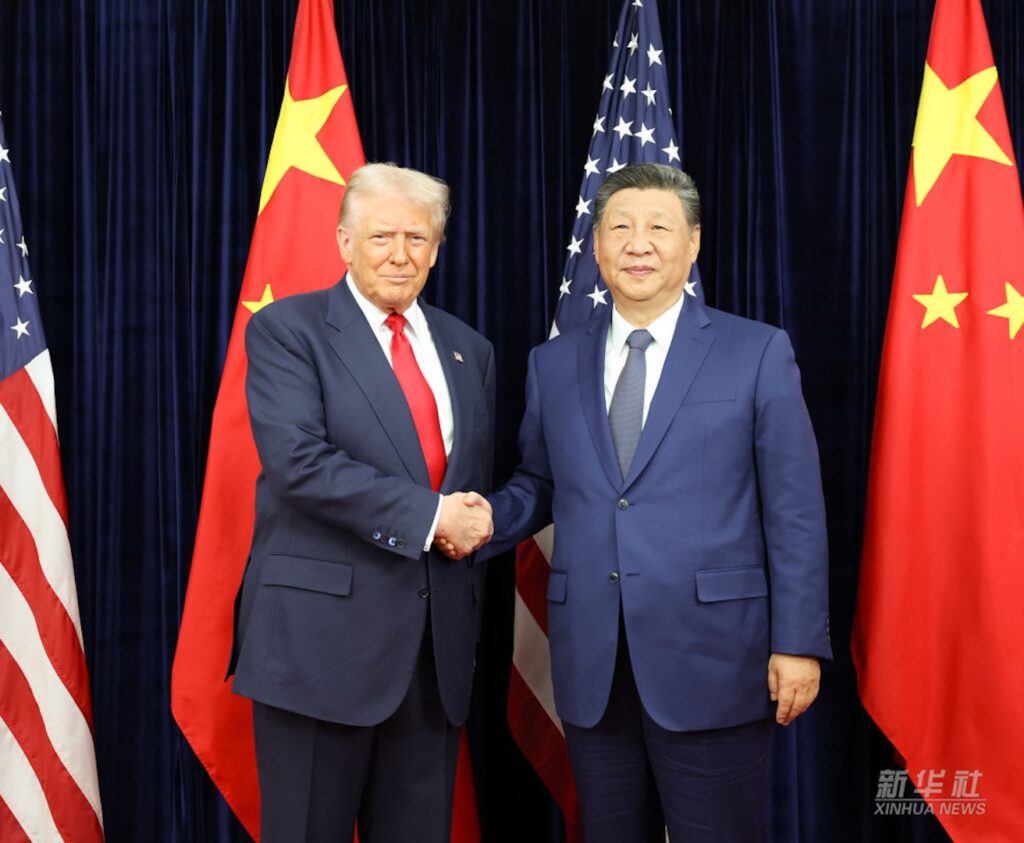 Encontro entre Xi Jinping e Donald Trump na Coreia do Sul