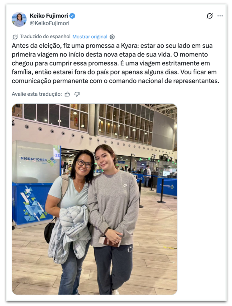 uma disputa voto a voto. As informações foram divulgadas pelo jornal peruano La