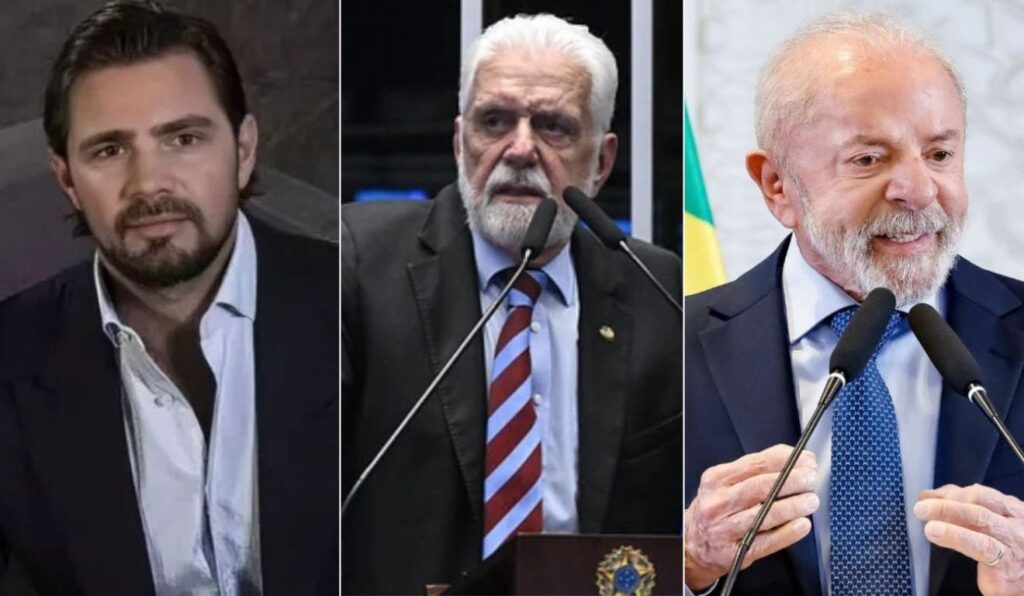 Banco Master; Carlos Moura/Agência Senado; Ricardo Stuckert/PR