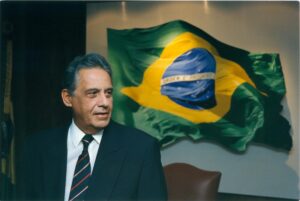 presidente Fernando Henrique Cardoso no Palácio da Alvorada