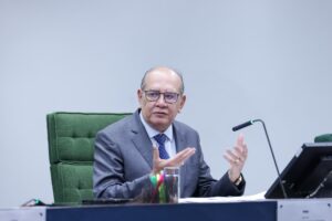 O ministro Gilmar Mendes, do STF, participa do Roda Viva da TV Cultura