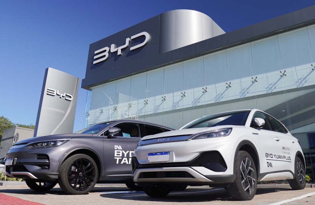 Brasil terá 15 marcas de carros chineses até fim do ano; BYD é uma delas