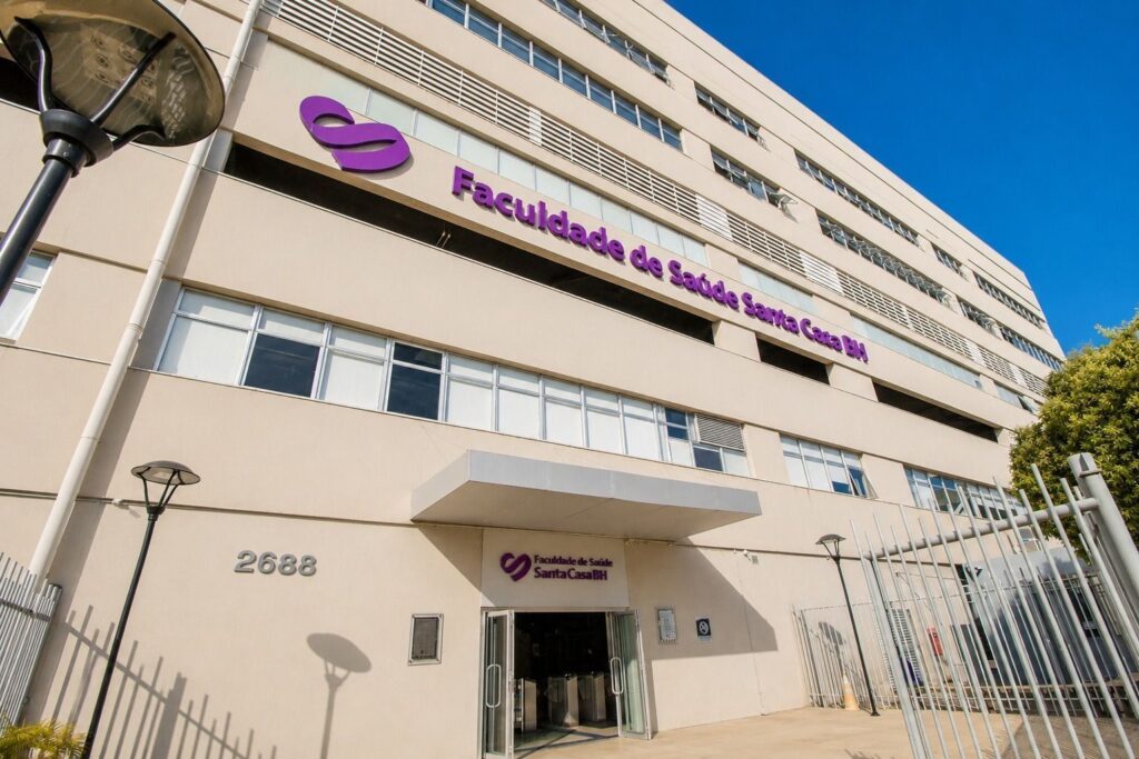 Fachada da Faculdade de Saúde Santa Casa BH • Divulgação