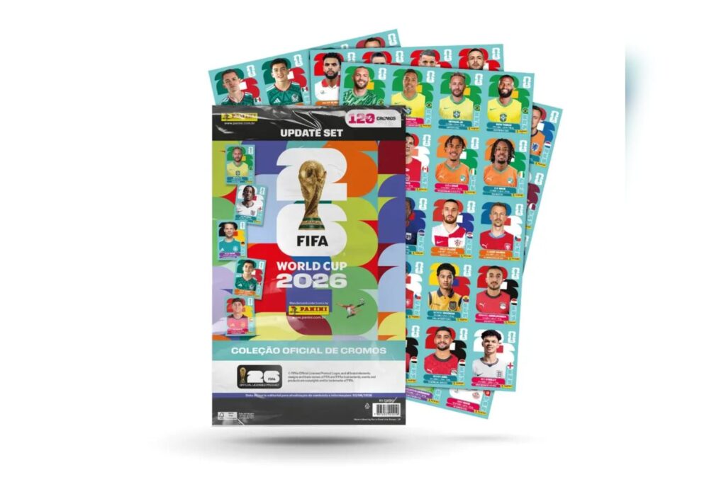 O produto tem cromos de 118 jogadores que não constavam na coleção original, mas foram convocados para o torneio