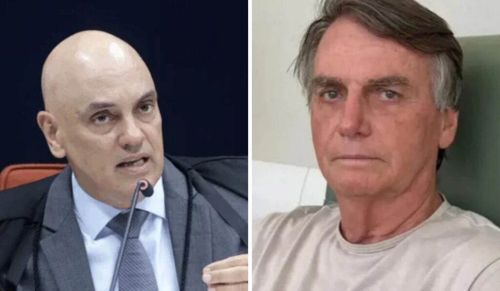 Reprodução/Rosinei Coutinho/STF/Agência Brasil e Reprodução/Instagram @jairmessiasbolsonaro