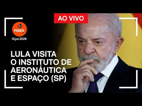Lula visita o Instituto de Aeronáutica e Espaço em São Paulo