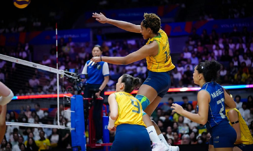 Brasil inicia disputa nas quartas de final da Liga das Nações Feminina de Vôlei