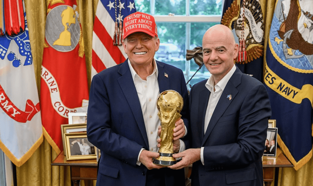 Trump considera Gianni Infantino para a ONU em possível indicação