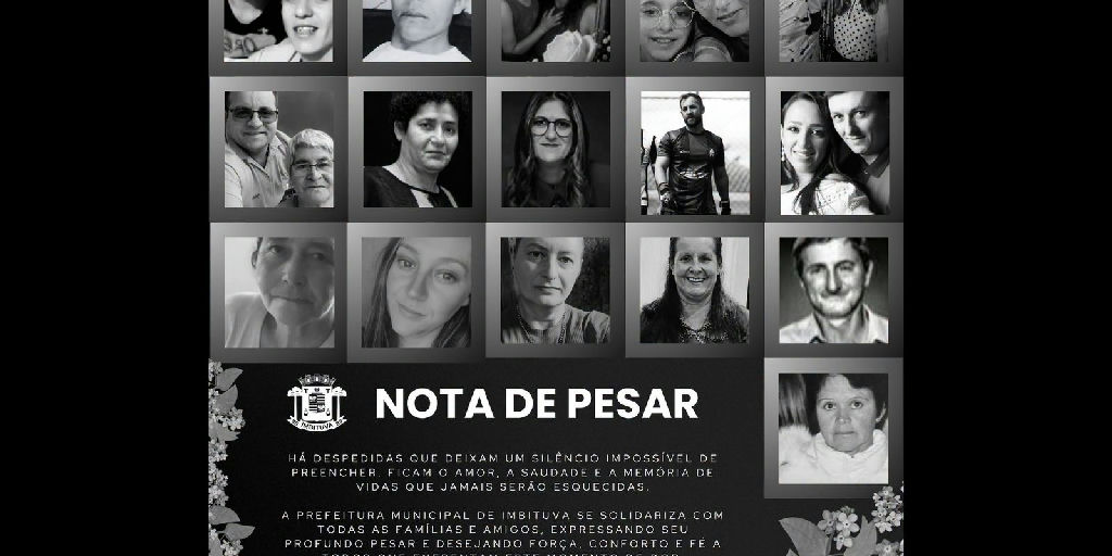Cerimônia de velório em Imbituva homenageia vítimas de acidente na Br-373