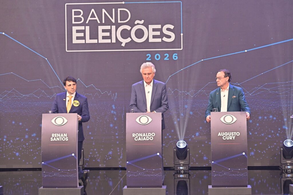 Debate na Band: Renan, Caiado e Cury criticam Lula e Flávio Bolsonaro