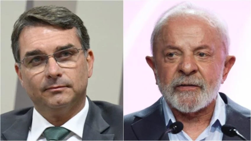 Flávio Bolsonaro e Lula têm empate técnico em pesquisa para 2º turno
