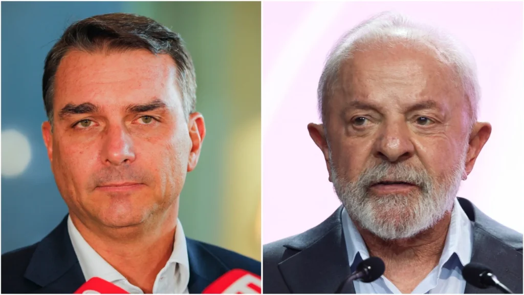 Flávio Bolsonaro lidera intenções de voto no Paraná com 52% contra 34% de Lula no 2º turno