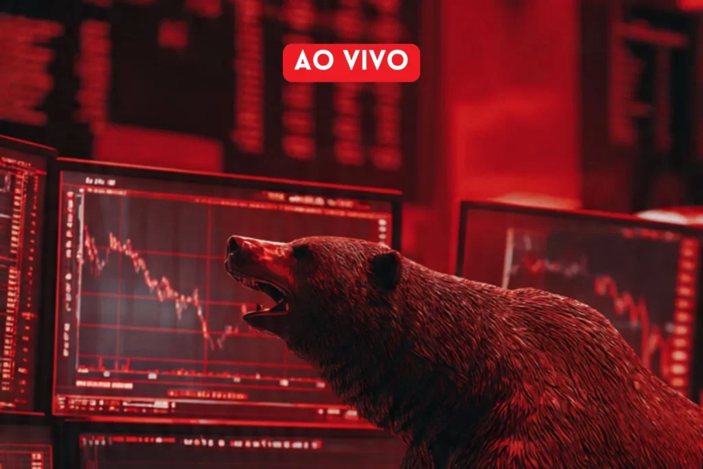 Ibovespa registra queda superior a 1% com pressão de PETR4 e instituições financeiras