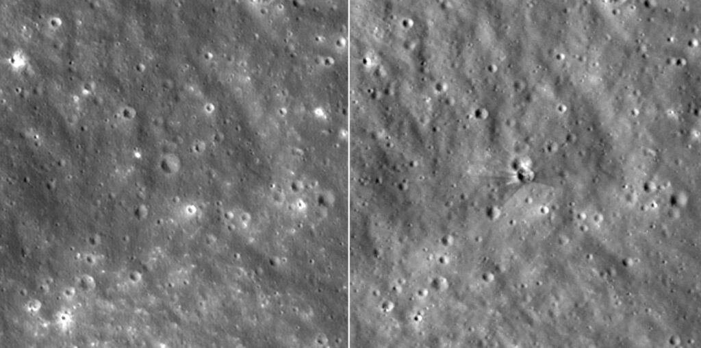 Nasa revela detalhes da cratera aberta por foguete da Spacex na superfície lunar