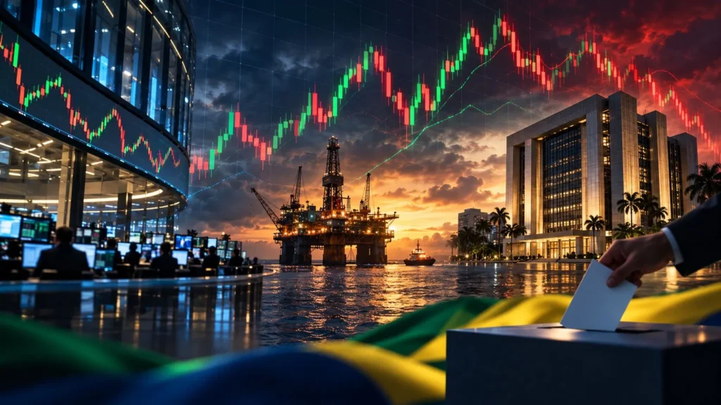 Análise do risco em opções de BOVA11, Petrobras e Banco do Brasil antes da eleição