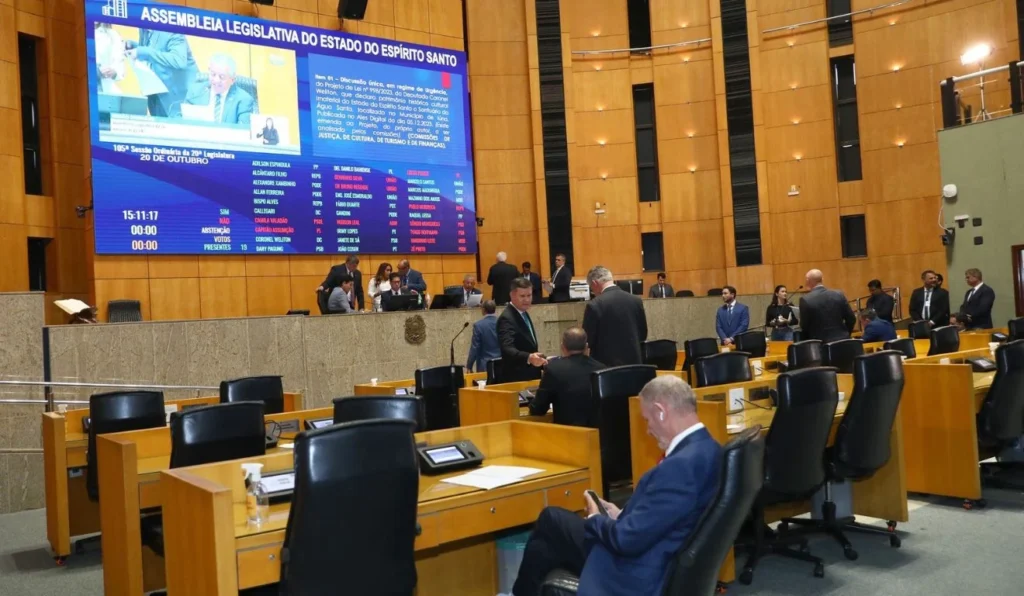 Assembleia do Espírito Santo aprova aumento de emendas impositivas para R$ 14,5 Milhões por deputado