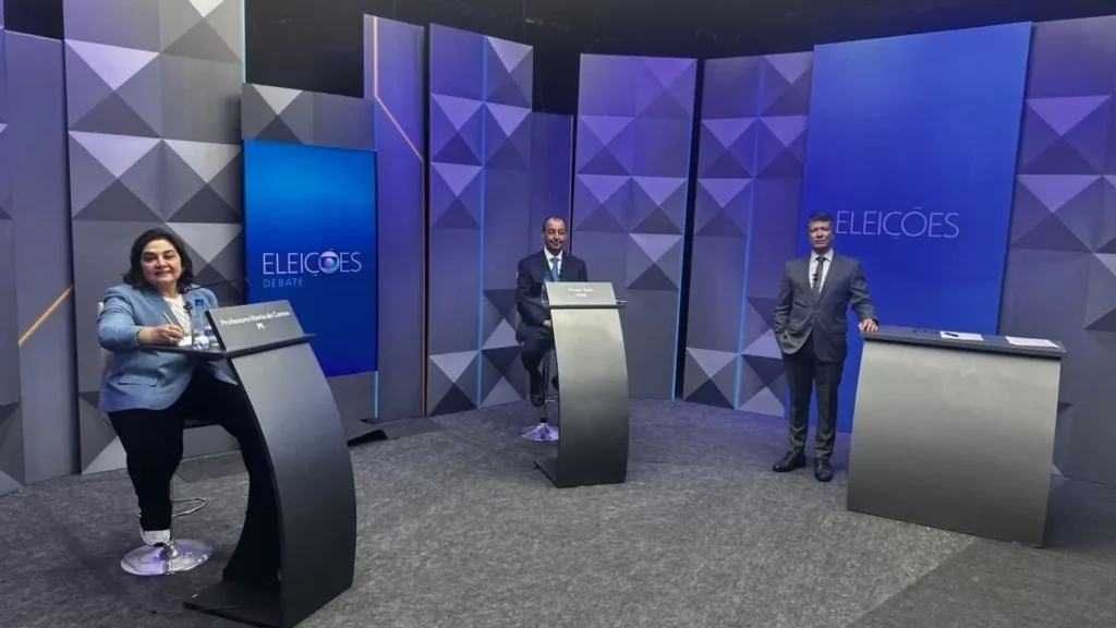 Debate entre candidatos ao governo do Amazonas é realizado pela Rede Amazônica