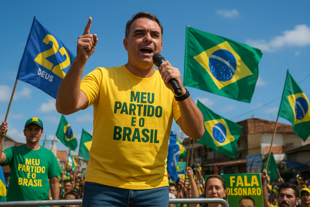 Flávio Bolsonaro intensifica campanha presidencial no Pará e Amazonas
