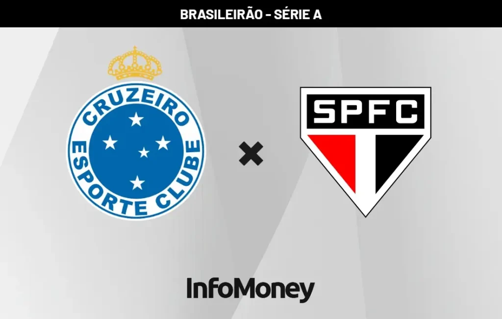 Guia do confronto entre Cruzeiro e São Paulo pelo Brasileirão 2026 com escalações e transmissão