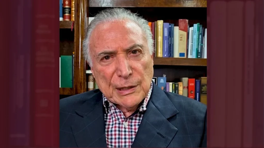 Michel Temer denuncia deepfakes que o atacam e reafirma apoio a Flávio Bolsonaro