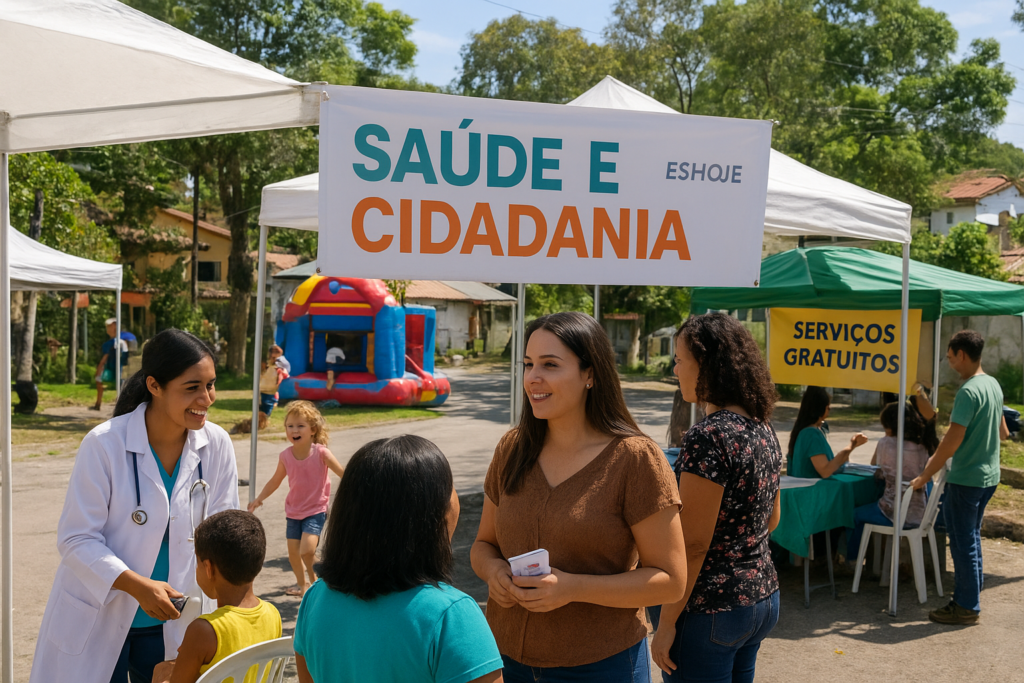 Mutirão oferece mais de 40 serviços gratuitos na Ilha das Caieiras