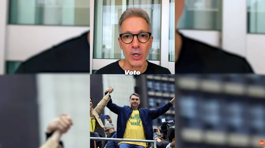Romeu Zema apoia Flávio Bolsonaro no segundo turno das eleições de 2026