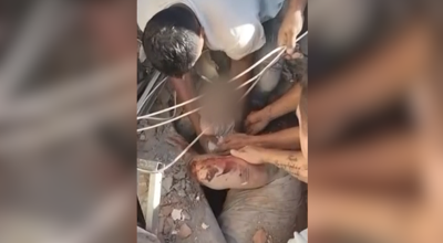 Bebê é resgatado dos escombros após terremoto devastador na Colômbia