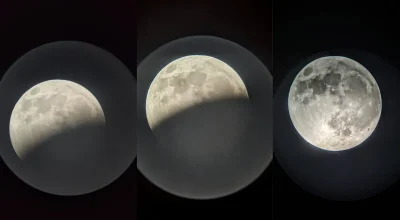 Brasileiros registram imagens impressionantes de eclipse lunar com Lua de Sangue