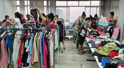 Cabide Solidário oferece roupas gratuitas em Vitória nesta quinta-feira