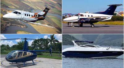 Candidatos de 2026 revelam patrimônio de R$ 136 milhões em aeronaves e embarcações