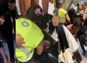Conflito no metrô de SP: segurança algema mulher após briga por racismo