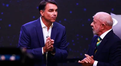 Debate entre Flávio Bolsonaro e Lula: provocações e descontentamento do eleitor