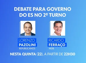 Debate entre Lorenzo Pazolini e Ricardo Ferraço na TV Gazeta mobiliza eleitores do Espírito Santo