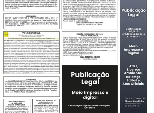 Diário Oficial de 27 de outubro de 2026 divulga novas normas administrativas