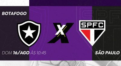 Domingo às 10h45 tem transmissão de Botafogo e São Paulo pelo Brasileirão Feminino na TV Brasil