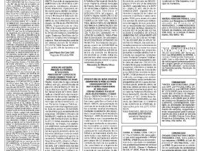 Editais e comunicados oficiais do Espírito Santo nesta sexta-feira 09/10/2026