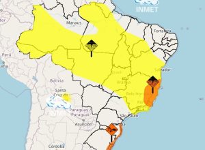 Espírito Santo em alerta para tempestades neste sábado (17)