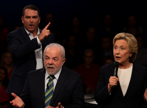 Flávio Bolsonaro adota estratégia de debate inspirada em Trump e gera polêmica