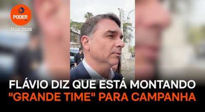 Flávio Bolsonaro anuncia formação de equipe para campanha presidencial