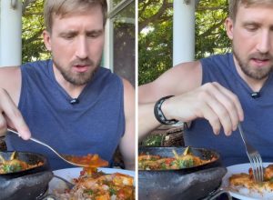 Spencer disse que ficou “viciado” no molho da moqueca (Foto: Reprodução/Instagram/@spencers...