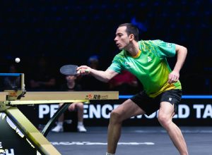 Hugo Calderano avança às oitavas do Europe Smash após vitória sobre japonês