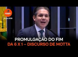 Hugo Motta celebra promulgação do fim da jornada 6 X 1 e mudanças na aposentadoria