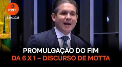 Hugo Motta celebra promulgação do fim da jornada 6 X 1 e mudanças na aposentadoria