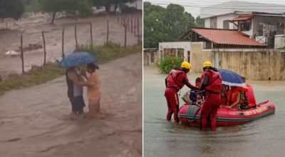 causa das fortes chuvas do final de semana. O ministro da Integração e do Desenv