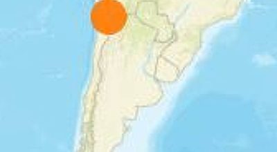 Epicentro do terremoto foi no Chile. Foto: Reprodução/Centro de Sismologia da USP