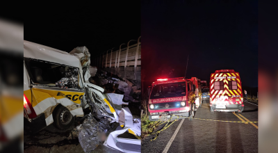 As cinco vítimas fatais foram encontradas já sem vida presas na ferragens. • COB 19ª CIBM/SLMBELOS