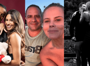 Paulo André, Maria Cândida e Erika Schneider revelaram estar vivendo um romance • Reprodução/Instagram