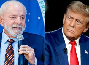 Nas imagens acima, Lula (à esq.) e Donald Trump (à dir.)