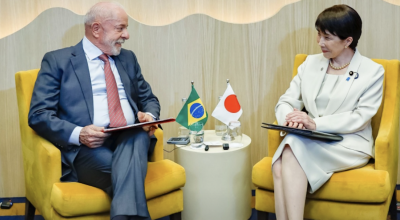 Lula e Sanae Takaichi defenderam o aprofundamento das relações entre Brasil e Japão