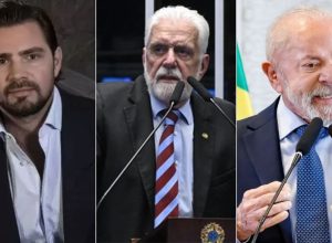 Banco Master; Carlos Moura/Agência Senado; Ricardo Stuckert/PR